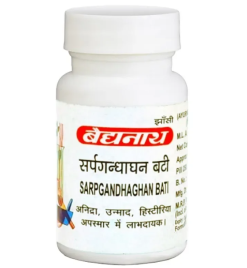 Сарпагандха Гхан Бати Бадьянатх (Sarpagandha Ghan Bati Baidyanath) 34 табл по 250 мг, 10 г