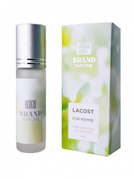 Масляные духи Лакост для дам ролик Brand Perfume (Brand Perfume Lacost for femme) 6мл