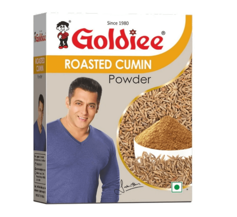 Кумин (Зира) жареный молотый Голди (Cumin Jeera Powder Roasted Goldiee) 100 г