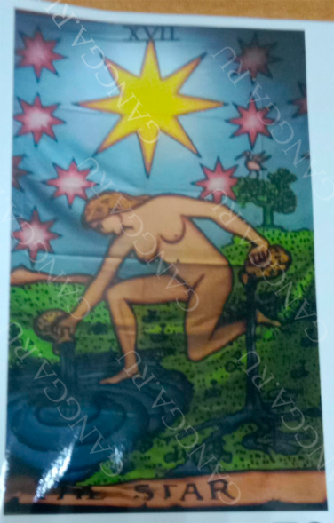 Покрывало индийское 100% хлопковое двуспальное &amp;quot;Звезда&amp;quot; 220х235 см  