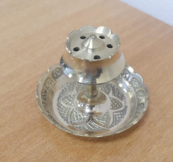 Подставка для благовоний металл Лотос 5 х 4 см