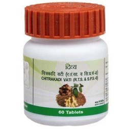 УЦЕНКА! Читракади вати Патанджали ТРЕЩИНА В КРЫШКЕ (Chitrakadi vati Patanjali) 60 табл