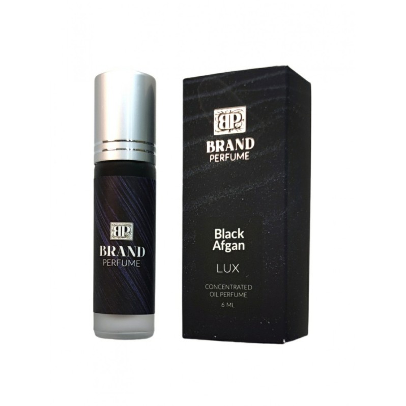 Масляные духи Черный Афган Люкс Brand Perfume ролик (Brand Perfume Black Afgan Lux) 6 мл
