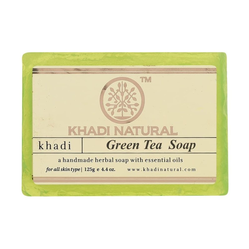 Мыло Зеленый Чай Кхади (Green Tea Soap Khadi) 125г