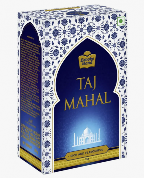 УЦЕНКА! Чай индийский черный Тадж Махал Брук Бонд ПОМЯТА УПАКОВКА (Taj Mahal Tea Brooke Bond) 100 г