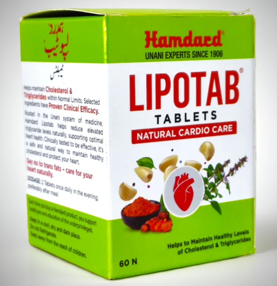 Липотаб для нормализации уровня холестерина Хамдард (Lipotab Hamdard) 60 табл