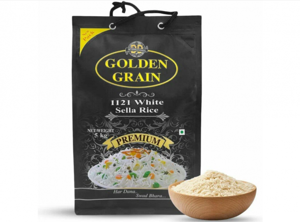 Рис Басмати Пропаренный (Sella White Rice Golden Grain) 5 кг