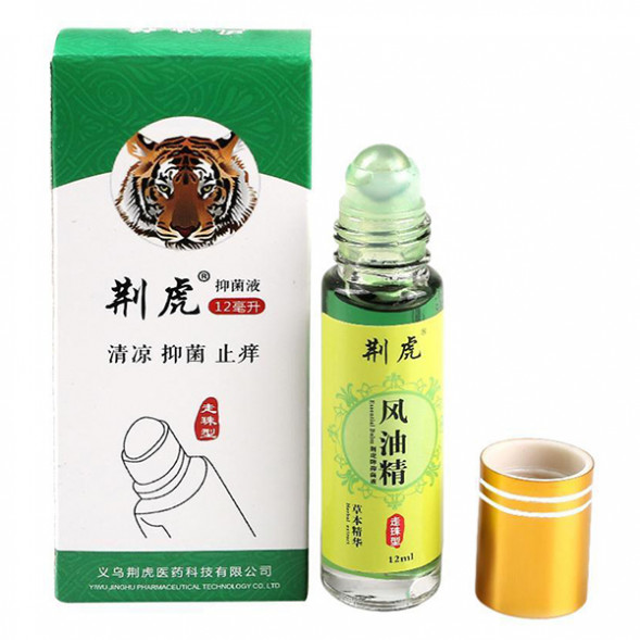 Бальзам от простуды и головной боли масляный роликовый Тигр 12 мл